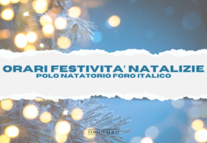 orari festività natalizie Polo Natatorio Foro Italico